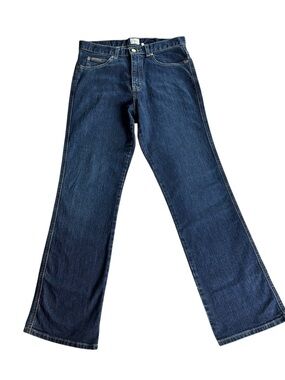 Y2K Calvin Klein Dark Wash Stretch Slim Bootcut Jeans Size 10 Inseam 32"